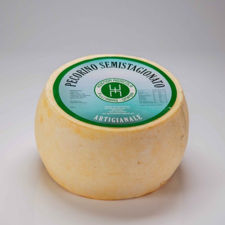 Forma di formaggio semistagionato